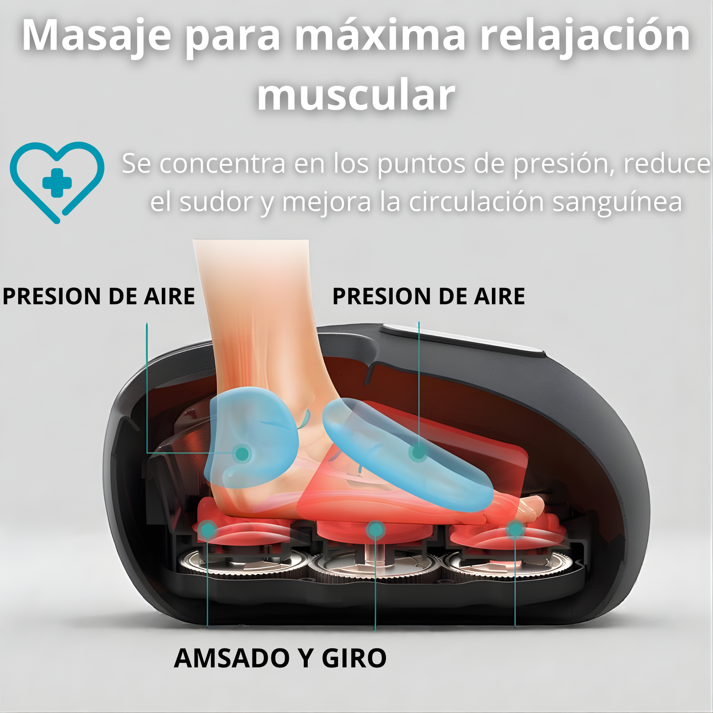 Masajeador para pies Nektec