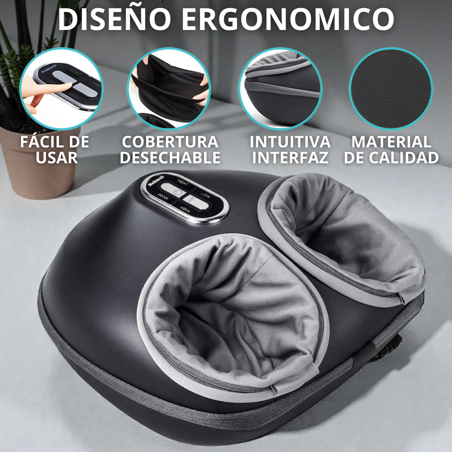 Masajeador para pies Nektec